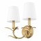Z-Lite Aslin Gold Leaf 2 Light Wall Sconce 830-2S-GLF - alternate 4