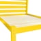 Homeroots Canary Yellow Solid Wood Full Bed Frame 546748 - alternate 4