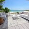 Homeroots 10' X 14' Ivory And Beige Abstract Washable Indoor Outdoor Area Rug 601139 - alternate 5
