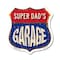 Signmission Super Dad's Garage, 6 Inch X 6 Inch, Plastic Sign SHI-P-6-383-SUPER DAD - alternate 1
