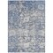 Homeroots 9' X 12' Blue And Denim Blue Floral Washable Indoor Outdoor Area Rug 609532 - alternate 7