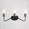 Vaxcel Beverly 3 Light Matte Black Bathroom Vanity Fixture Clear Glass Shade, LED Compatible W0440 - alternate 8