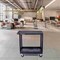 Luxor Cart, 1 Tub, 1 Flat Shelves, 18"x32", High Density Polyethylene (Shelf), Polyvinyl Chloride (Leg) EC21HD-B - alternate 15