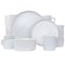 Elama Luxmatte White 20 Piece Dinnerware Set EL-LUXMATTE-WHT - alternate 1