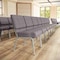 Flash Furniture Fabric Church Chair, Gray XU-CH0221-GY-SV-GG - alternate 6