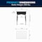 Flash Furniture 31.25 H, 24 W X Laminate, Steel, Gray 5-FD-DESK-GY-GG - alternate 10