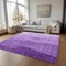 Homeroots 5' X 8' Purple And Lavender Ombre Washable Indoor Outdoor Area Rug 581823 - alternate 7