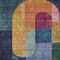 Homeroots 10' X 14' Green Copper And Pink Abstract Washable Indoor Outdoor Area Rug 604481 - alternate 9