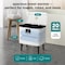 Serenelife Rectangular Towel Warmer Bucket, Black SLTLR725 - alternate 4