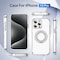 Alpha Digital iPhone 15 PRO Case w/ Magnetic Ring Stand- Full Protection, Soft Flex-360 shockproof IP15PR-CLEAR - alternate 8