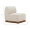 Homeroots 24" Beige Aluminum Outdoor Accent Chair 668774 - alternate 5