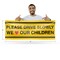 Signmission Please Drive Slowly We Love Our Children, 18 Inch x 48 Inch, Vinyl Banner B-30810 - alternate 4