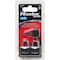 Master Lock 3/4'' W. Black Covered Keyed Alike Padlock, 2PK 121T - alternate 2