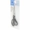 Sparco Straight Scissors, Rubber Handles, 8" Straight, 3/BD, Black PK SPR25226BD - alternate 2