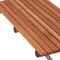 Homeroots 36" Premium Wall Mount Teak Shower Bench 402212 - alternate 4
