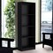 Homeroots 71" Black Five Tier Bookcase with Two doors 546345 - alternate 6