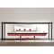 Homeroots 16" Black and Red Solid Wood Hand Painted RMS Queen Mary Medium Display Case Model Boat 401885 - alternate 3