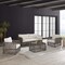 Crosley Granite Bay 4Pc Wicker Outdoor Sofa Patio Furniture Set KO70364ST-CR - alternate 6