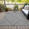 Homeroots 5' X 8' White And Black Geometric Washable Indoor Outdoor Area Rug 612161 - alternate 8