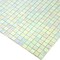 Apollo Tile Skosh 11.6inx11.6in Glossy Light Bone White Glass Mosaic Wall and Floor Tile 18.69 sqft/case, 20PK APLNB88WH116A - alternate 7