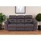 Homeroots 90" Brown Faux Leather Sofa 343838 - alternate 6