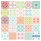 Homeroots 7" X 7" Muted Brights Mosaic Peel and Stick Removable Tiles 399858 - alternate 5