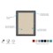 Ghent Ovation 1 Door Enclosed Fabric Bulletin Board, Gray Frame, 3'H x 2'W, Blue OVG1-F93 - alternate 3