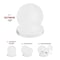 Smarty Had A Party 7.5" White w/Silver Antique Floral Round Dispos. Plastic Appetizer/Salad Plates (120 Plates), 120PK 927WHS-CASE - alternate 6