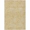 Homeroots 9' X 12' Gold And Ivory Abstract Washable Indoor Outdoor Area Rug 599716 - alternate 8