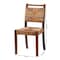 Bali & Pari Cordoba Bohemian Natural Seagrass and Mahogany Wood 2-Piece Dining Chair 249-2PC-13842-ZORO - alternate 8