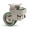 Hamilton Aerospace Spring Loaded Workhorse Swivel Caster, 5" x 2" Duralast Polyurethane on Cast Iron Wheel S-AEZFWH-5DB-1 - alternate 1