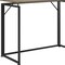 Homeroots 40" Gray Wood and Stainless Steel Computer Desk 723733 - alternate 7