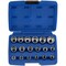Neiko 0.375 in Drive CrV Steel 6-Point Universal Metric Socket Set, 18-Pieces 02488A - alternate 1