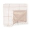 Picnic Time Family Of Brands Montecito Picnic Blanket with Harness, White & Taupe Windowpane 639-00-155-000-0 - alternate 6