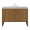 James Martin Vanities Hudson 48" Single Vanity, Honey Oak w/ 3 CM Eternal Jasmine Pearl Silestone Top 435-V48-HNO-3EJP - alternate 1