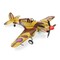 Homeroots 6" Yellow and Brown Metal Hand Painted 1941's P-40 Fighter Model Airplane 489449 - alternate 6
