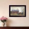 Homeroots Pumpkin Wagon 1 Black Framed Print Wall Art 415255 - alternate 2