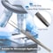A2Z Scilab Forceps Micro 10 Inch Straight Serrated Narrow-Tip Stainless Steel Tweezers A2Z-ZR1129 - alternate 5