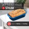 Bakken- Swiss Blue Marble Nonstick Loaf Pans Set of 2, 10.2in and 11in, Oven Safe to 450 DegF, Dishwasher Safe BKLOAFBLU2 - alternate 5