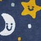 Homeroots 32" White Blue And Yellow Cotton Clouds and Stars Youthful Bath Rug 634898 - alternate 6
