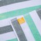 Hospeco Cabo Cabana Chaise Cover 30x85 Grey/Green - Pack of 2, 2PK P-CC-CC-GY/GR - alternate 3