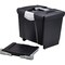 Storex Industries Corporation File Box, Black, Plastic, PK2 STX61523U01C - alternate 1