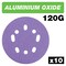 Trend Aluminum Oxide 5 Inch Random Orbit Sanding Discs, 120 Grit, Pack of 10, AB/125/120A, 10PK U*AB/125/120A - alternate 1