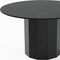 Homeroots 52" Black Solid Wood Pedestal Base Round Top Dining Table 721051 - alternate 6