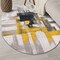 World Rug Gallery Contemporary Modern Abstract Area Rug 5 ft x 7 ft Oval Gold 950GOLD5OV - alternate 1