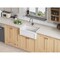 Kingston Brass 30" Fireclay Single Bowl Farmhouse Kitchen Sink with Bottom Grid and Strainer, Glossy White KGPF311910YHC - alternate 5
