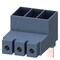 Siemens 3-phase supply terminal for 3-phase busbar for self-protection combination 3RV2935-5E - alternate 1