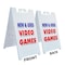 Signmission New & Used Video Games, A-Frame & 2 Decals Installed, Heavy-Duty Plastic Frame SBHD-D-2436-New & Used Video Games - alternate 4
