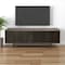 Homeroots 20in Brown Solid Wood Cabinet Enclosed Storage TV Stand 380197 - alternate 5
