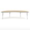 Flash Furniture Commercial Adjustable Height Kidney Activity Table with Short Legs in LT NAT XU-A4896-KIDNY-LTNAT-T-P-GG - alternate 9